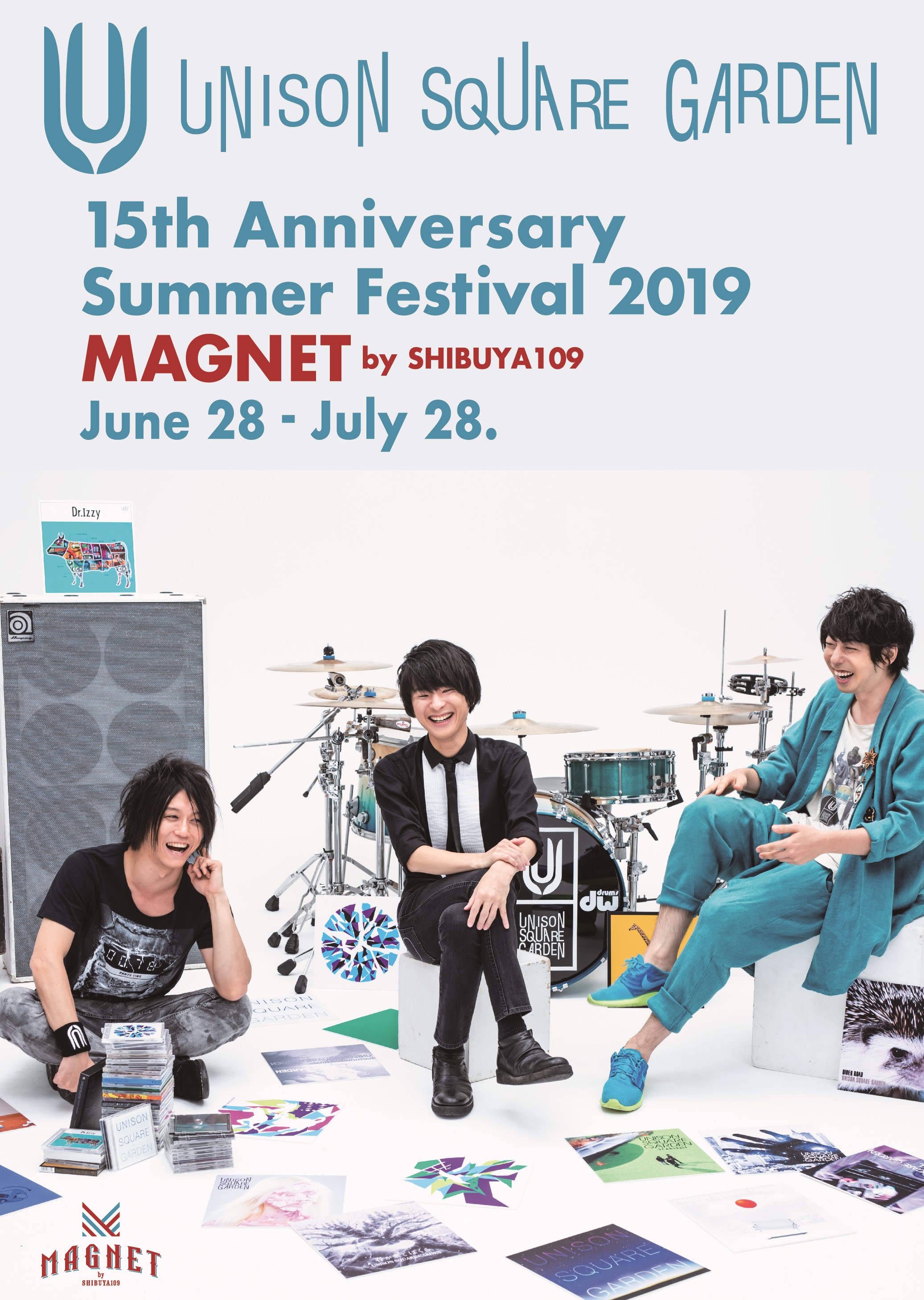 Unison Square Garden 15th Anniversary Summer Festival 19 Magnet By Shibuya109 スペシャルキャンペーンの詳細が決定 株式会社shibuya109エンタテイメント